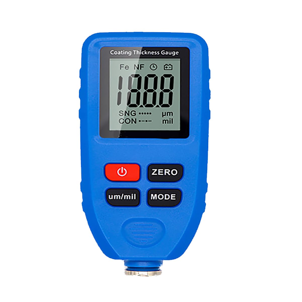Coldwind Digital Coating Thickness Gauge Meter - 0-2000μm Auto Fe/NFe Detection, μm/Mils Switchable - Professional Paint Thickness Tester for Automotive, Used Car Inspection & Quality Control (Ideal for Car Dealers, Auto Shops & DIY Enthusiasts)