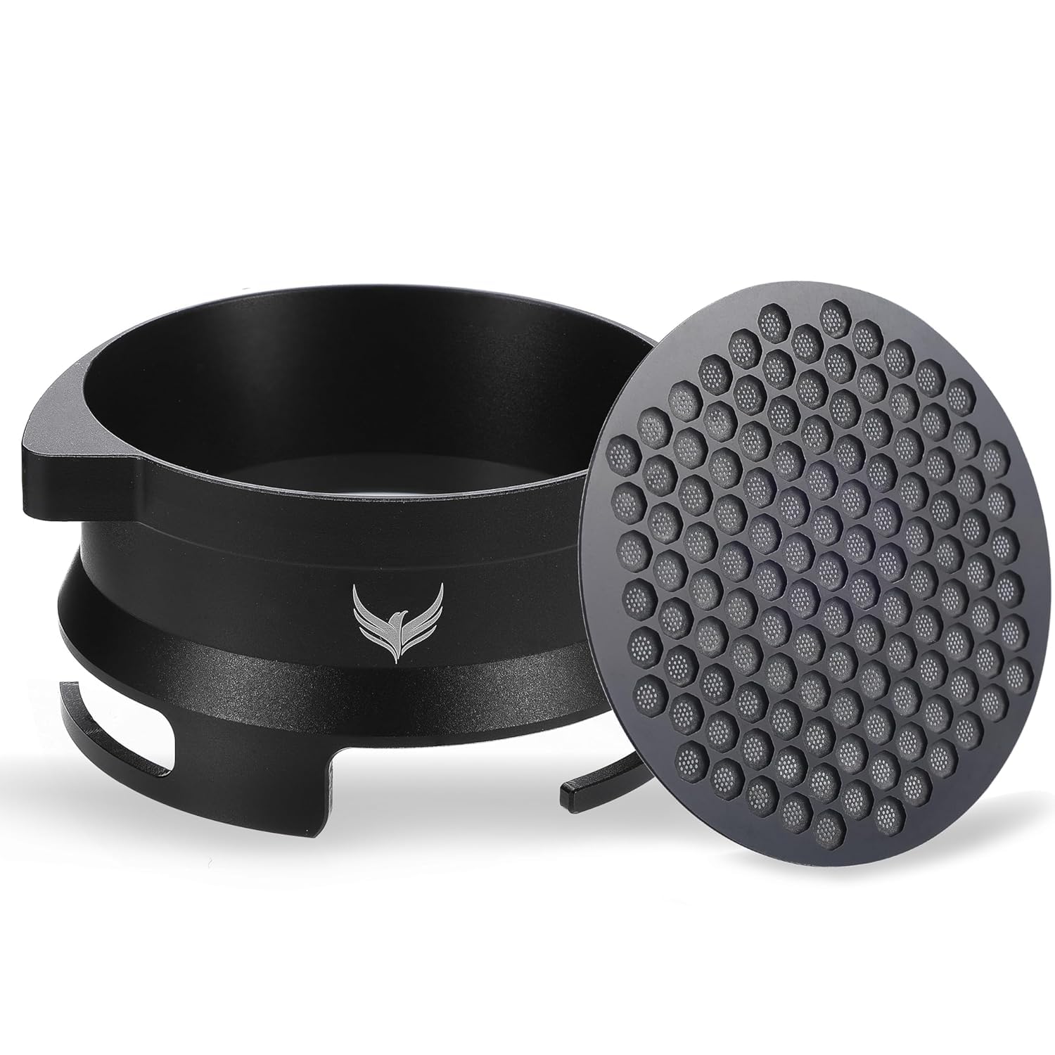 54mm Dosing Funnel & Espresso Puck Screen Kit - Compatible with Breville Espresso Machines | Perfect for Barista-Grade Coffee Dosing & Tamping | Ideal for Home & Cafe Use