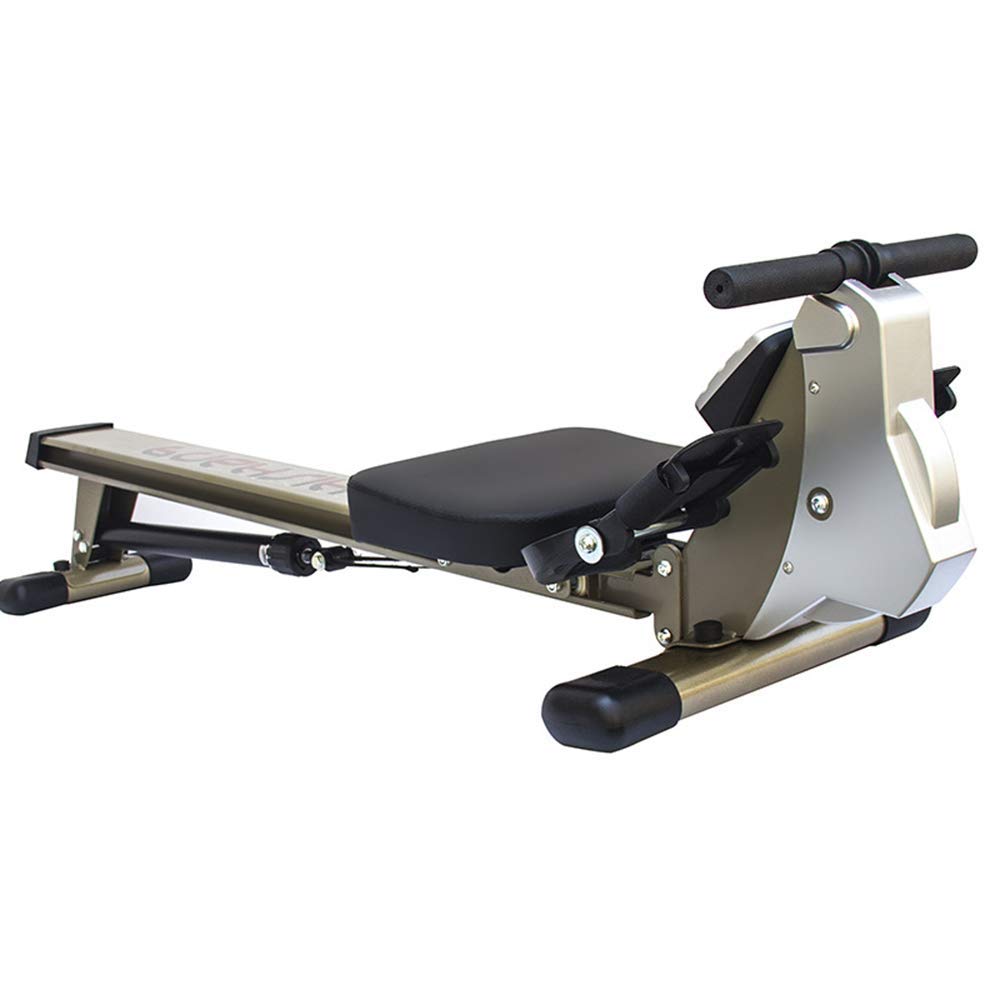 Foldable Rowing Machine for Home Use - Adjustable Resistance, Ultra Quiet Aerobic Exercise Equipment for Full Body Workout | Compact Indoor Fitness Machine for Weight Loss & Cardio Training (Perfect for Small Spaces & Apartment Workouts)