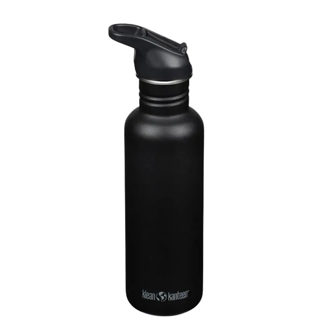 Klean Kanteen Classic Flip Cap Stainless Steel Water Bottle 800ml (27oz) - BPA Free, Leak Proof, Eco-Friendly Reusable Water Container for Hiking, Gym, Office & Outdoor Activities