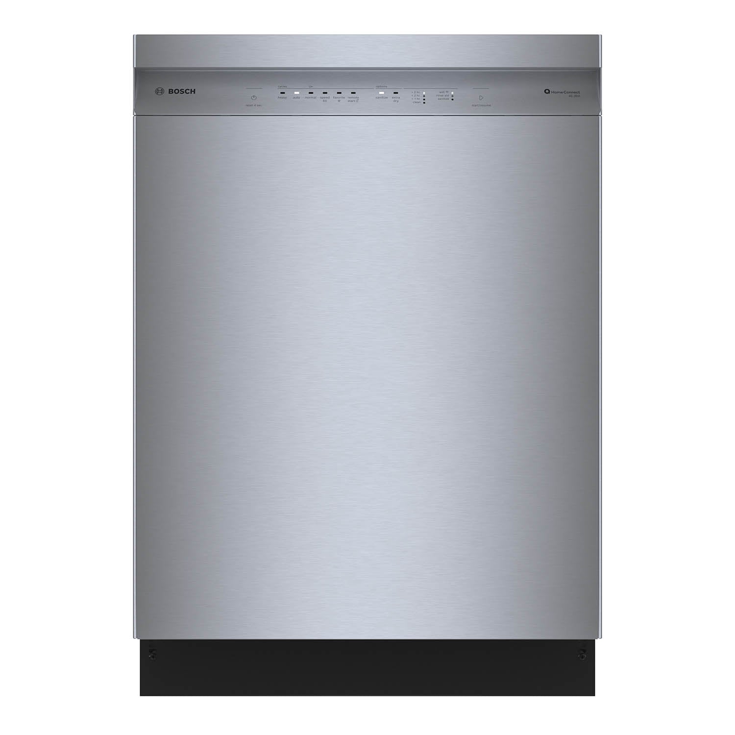 Bosch 24 Inch Smart Dishwasher with Home Connect - Stainless Steel, Anti-Fingerprint Finish, Third Rack (SHE5AE75N) - Perfect for Modern Kitchens & Large Families