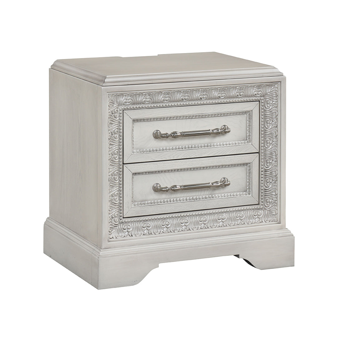 Modern Maya Nightstand with Drawer - Stylish Bedside Table for Bedroom, Living Room & Office - Compact Storage Solution for Small Spaces