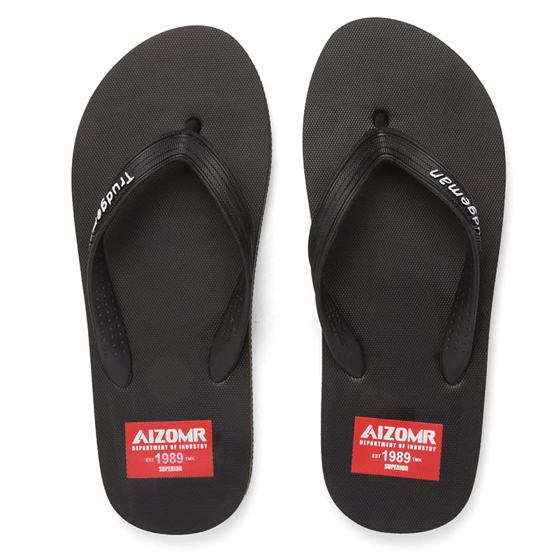 **Eliogn Men's Flip Flops - Lightweight Summer Sandals for Indoor & Outdoor Use - Comfortable Shower, Pool, Beach Shoes - Ideal for Walking, Lounging & Vacation Wear**