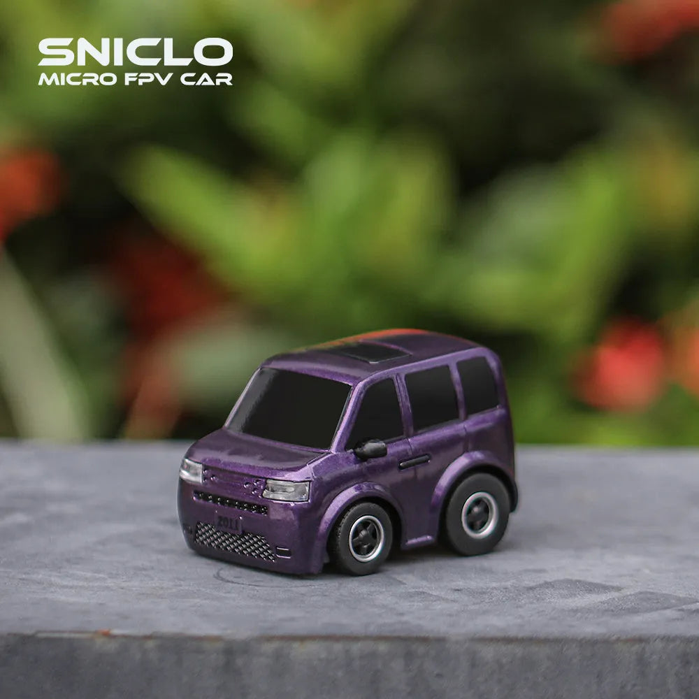 SNICLO SNT Atom Q Series 1/100 Scale Micro FPV RC Car - Ready to Run (RTR) - Indoor Racing, Backyard Drifting & FPV Adventure for Kids & Adults