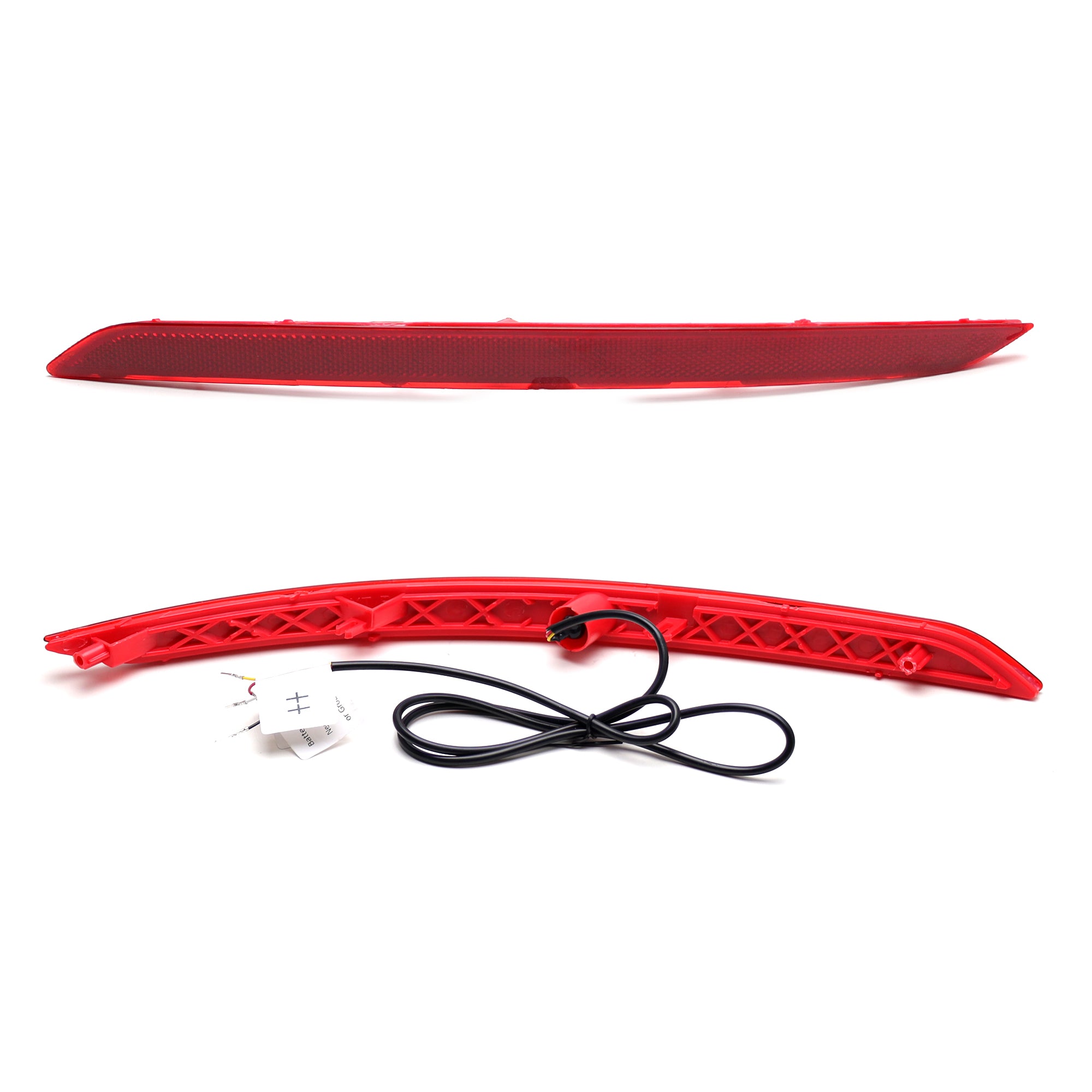 17-18 Hyundai Elantra Full LED Bumper Reflector with Sequential Turn Signal Lights - Upgrade Your Car's Rear Safety & Style for Night Driving & Custom Look