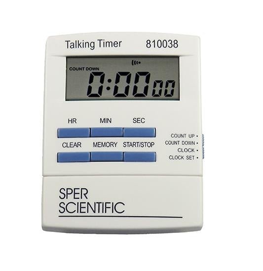 Talking Timer - Digital Countdown Timer with Voice Alarm for Kitchen, Classroom, Fitness & Study | Perfect for Cooking, Workouts, Exams & Time Management