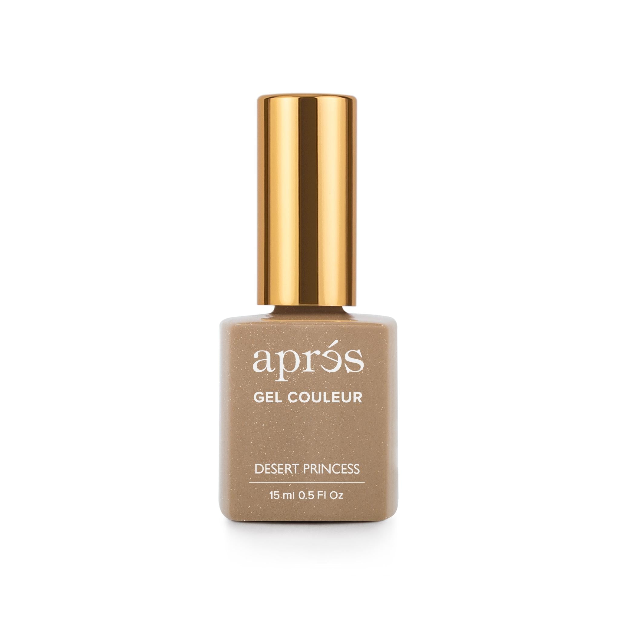 Apres Gel Nail Polish - Desert Princess Shade | Long-Lasting & High Gloss Finish | Perfect for Manicures, Pedicures & Nail Art Designs