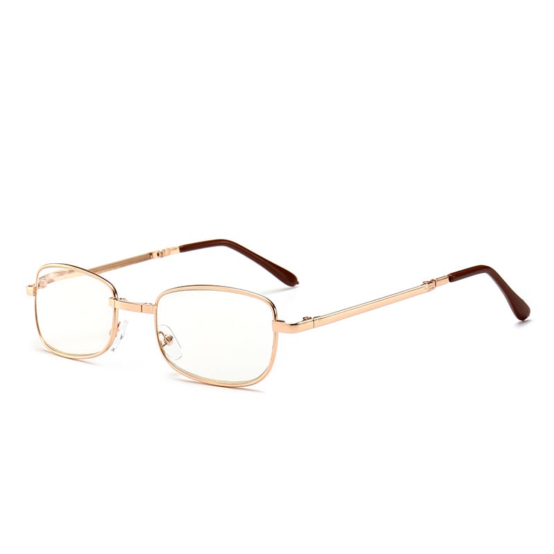 Portable Metal Ultralight Foldable Reading Glasses - Lightweight & Durable for Travel, Reading, and Outdoor Activities