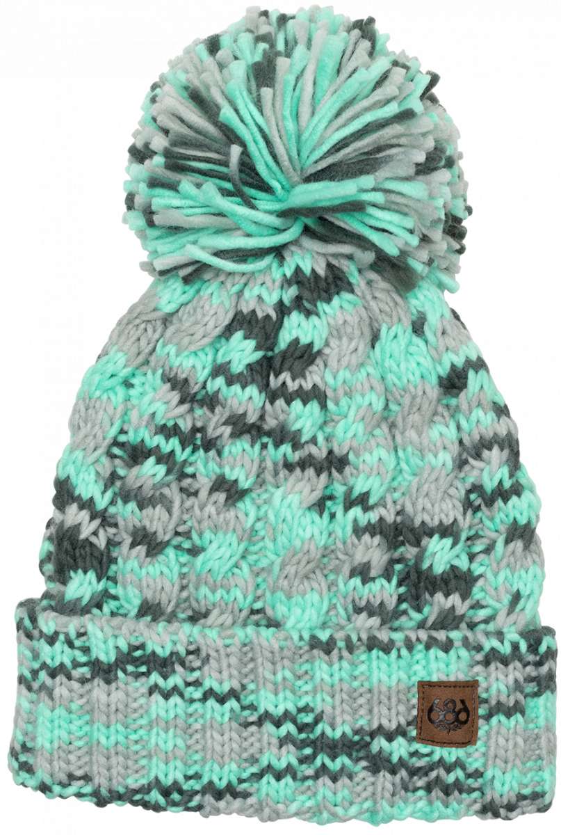 686 Women's Chunky Rib Cuffed Beanie - Winter Warm Knit Hat for Outdoor Activities, Skiing, Snowboarding & Casual Wear (2024 Collection)