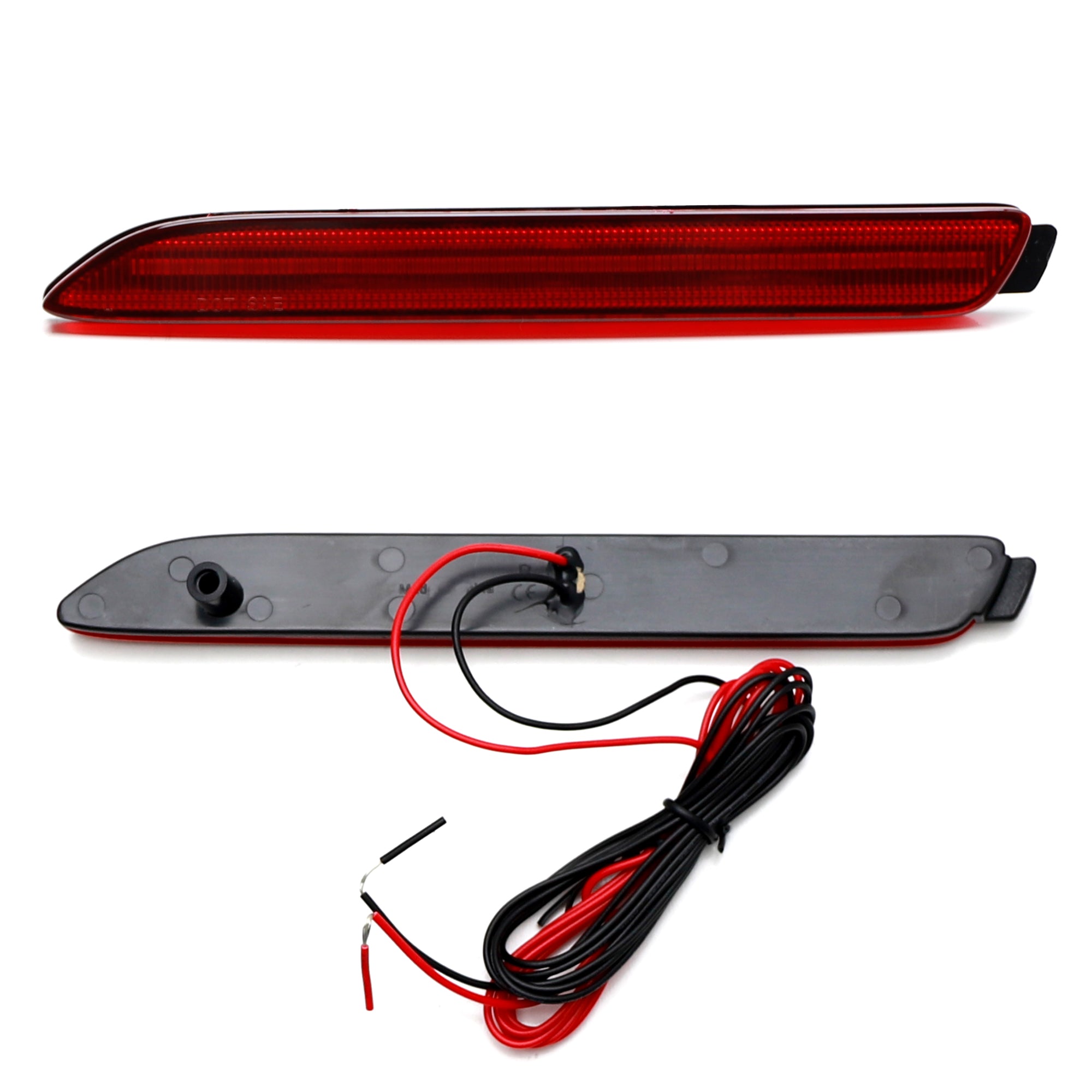 Dark Red Lens LED Strip Rear Bumper Reflector Lights for Lexus IS F RC NX RX GX - Upgrade Your Car's Style & Safety at Night
