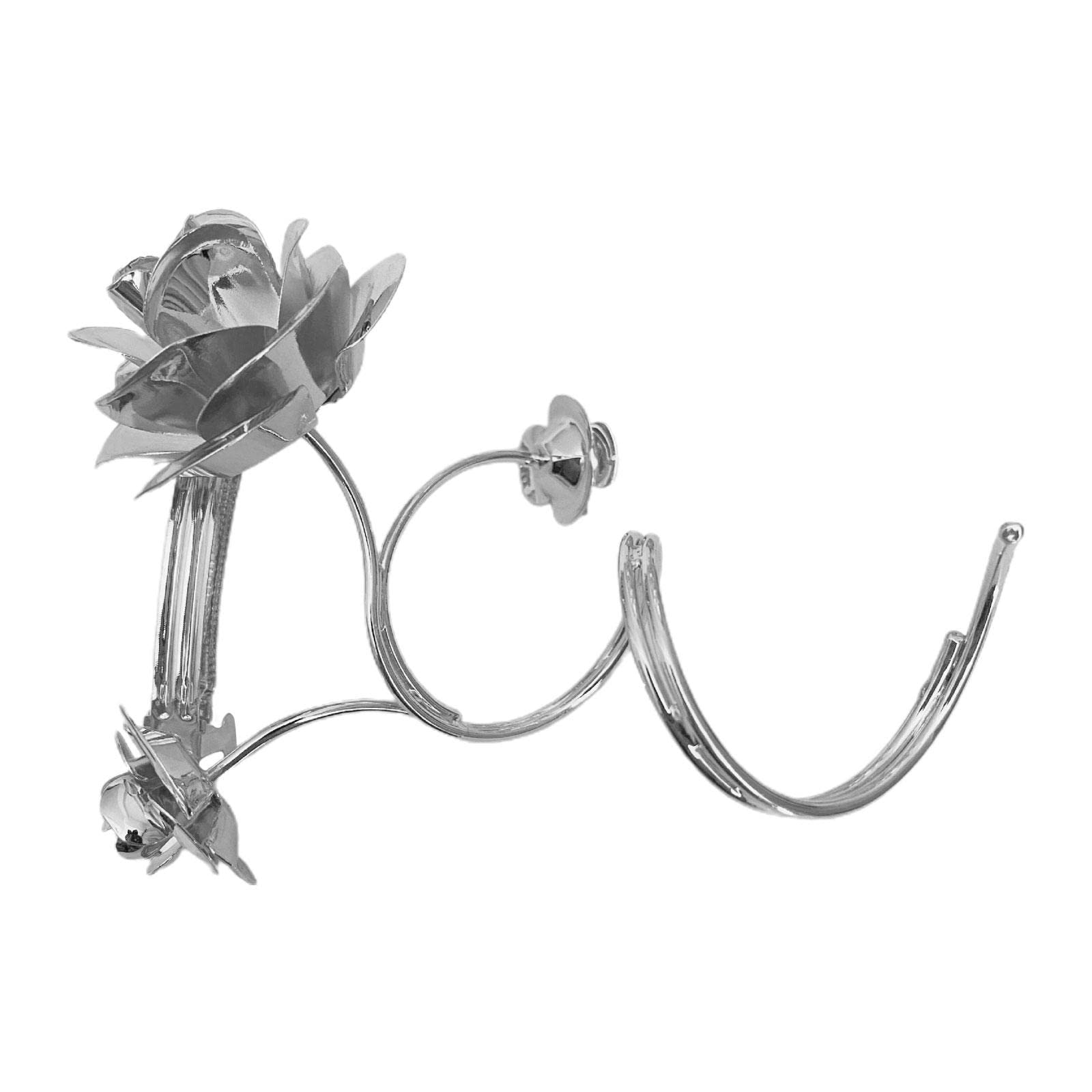 Celtic Knot Vintage Metal Hair Barrette - Flower Style Claw Clip Hair Stick for Women & Girls | Ponytail Winding Hair Accessories | Perfect for Weddings, Parties & Everyday Hairstyles