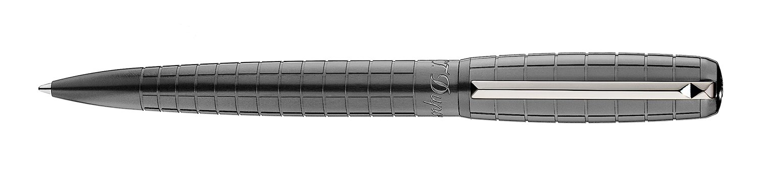 Premium S.T. Dupont Line D Ceramium A.C.T Palladium Ballpoint Pen - Elegant Grey Writing Instrument for Business Professionals & Luxury Gift Giving - Perfect for Office Use, Executive Meetings & Special Occasions