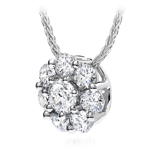 Hearts On Fire Beloved Pendant Necklace - 14K White Gold Diamond Heart Pendant for Women, Elegant Valentine's Day Gift for Her, Perfect for Anniversaries, Engagements & Romantic Occasions