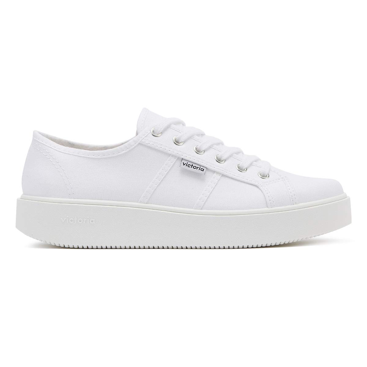 Victoria Women's Sneakers - Comfortable Canvas Flat Shoes for Walking, Casual Wear & Everyday Use | Lightweight Breathable Slip-On Loafers for Work, Travel & Running Errands