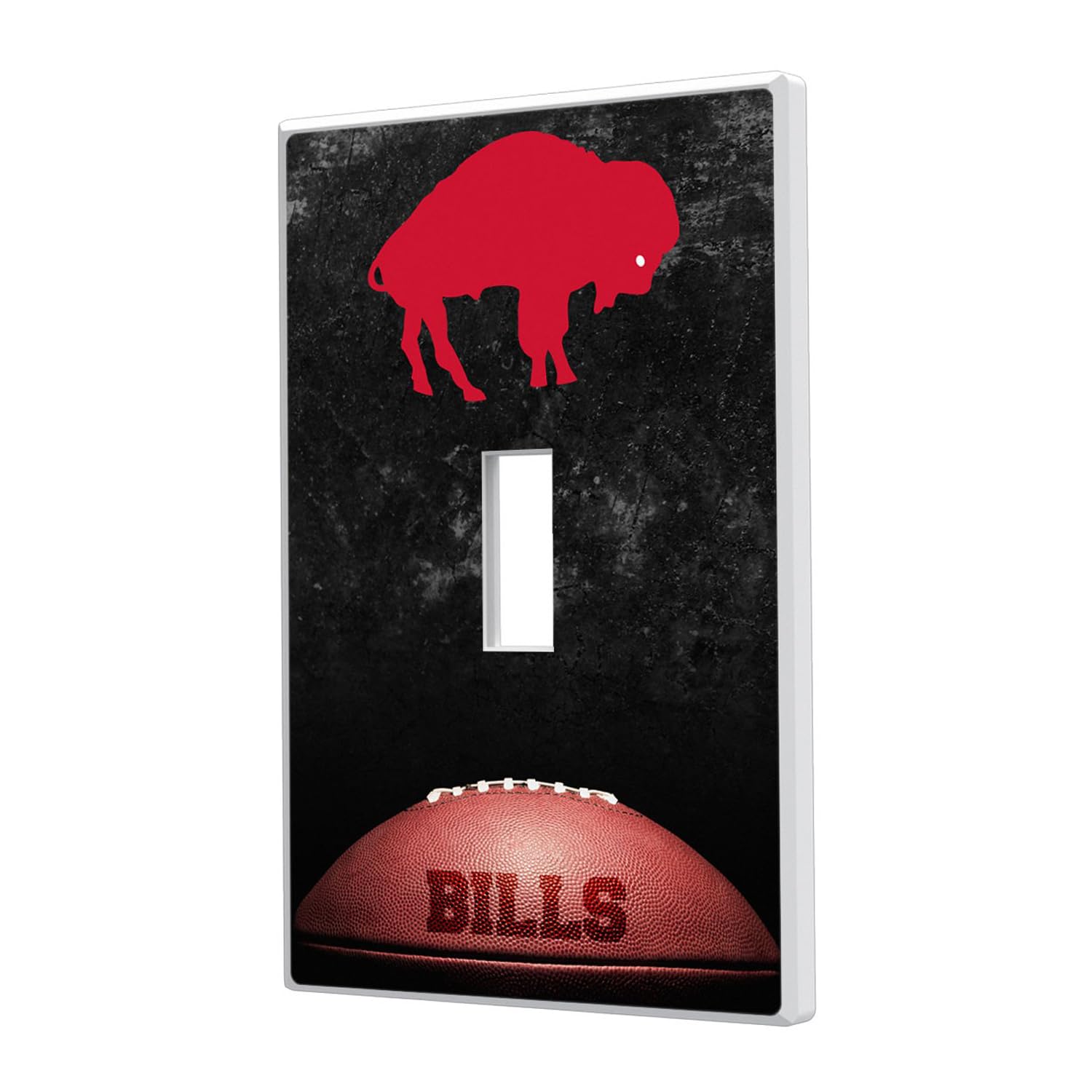 NFL Legendary Team Logo Light Switch Cover - Decorative Single Toggle Wall Plate for Home, Office & Game Room Decor