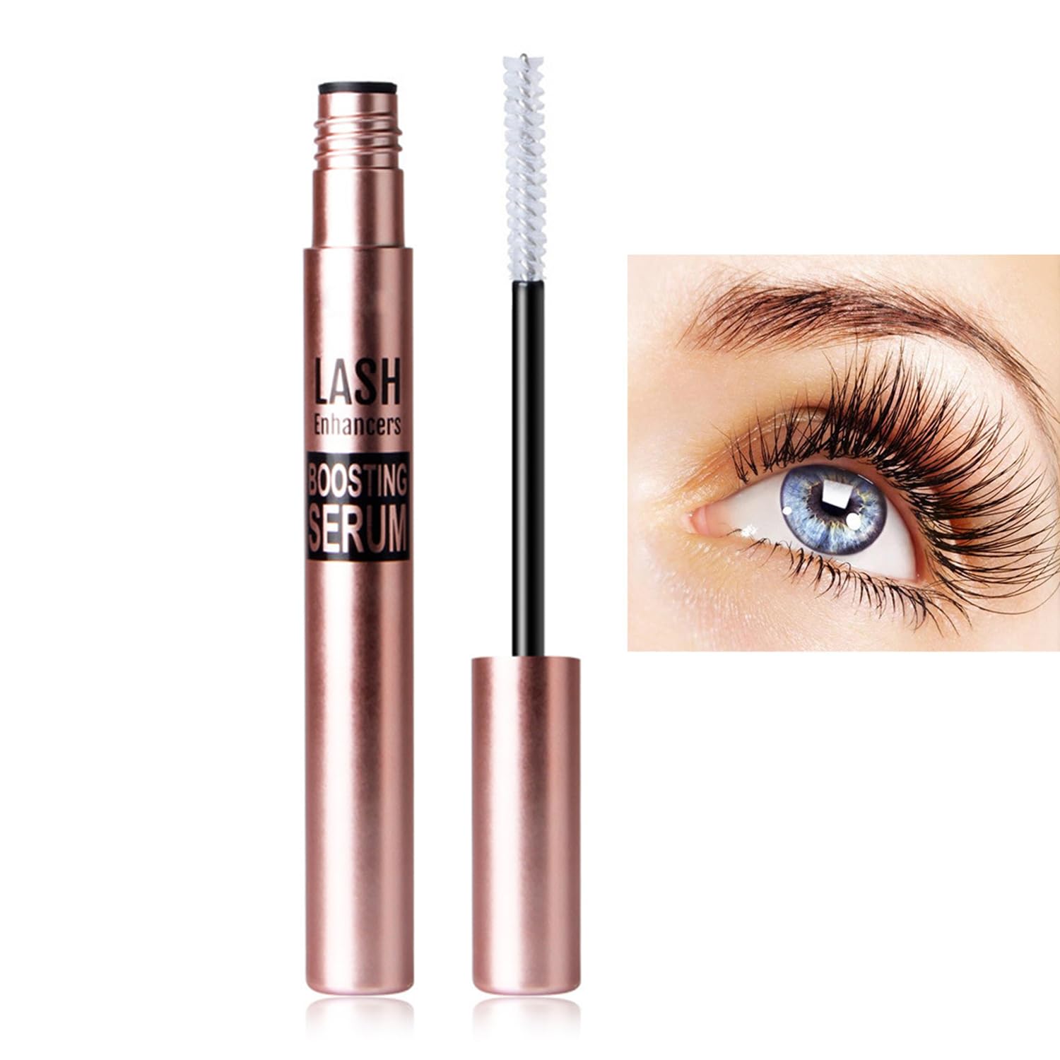Eyelash Growth Serum for Longer, Thicker & Healthier Lashes - Natural Lash Enhancer for Fuller Eyelashes | Perfect for Daily Use, Special Occasions & Enhancing Natural Beauty