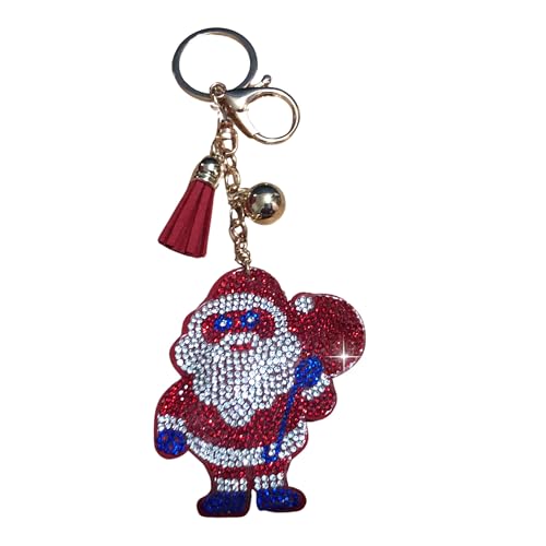 Santa Red White Blue (Gold)