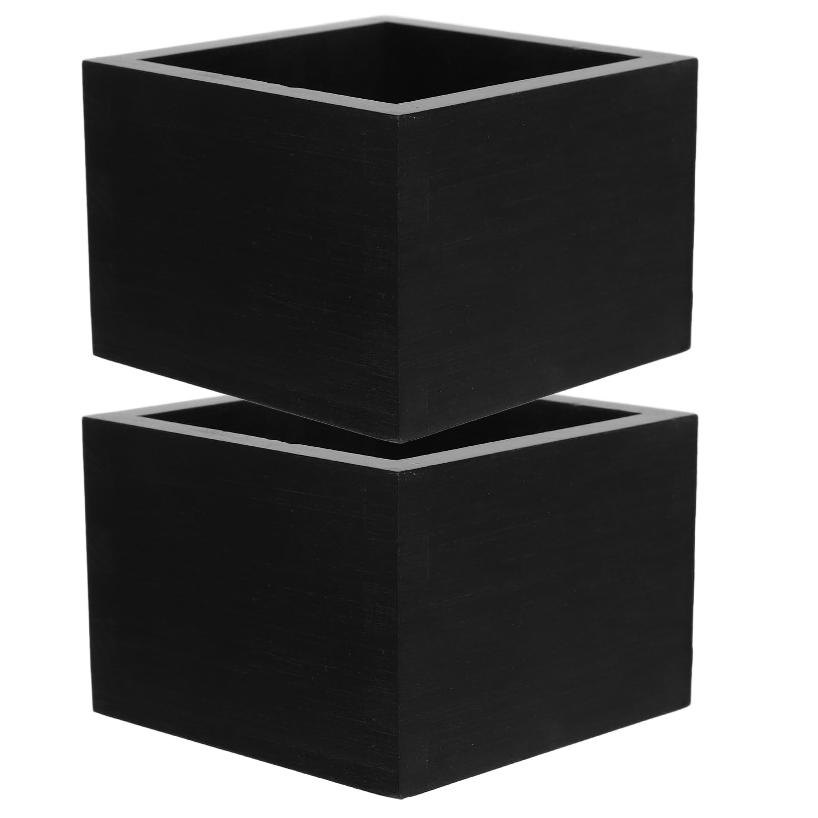 Premium 2-Piece Japanese Wooden Masu Sake Cups - Authentic Cypress Wood Square Saki Drinking Box Set with Storage Container - Perfect for Sushi Restaurants, Japanese Tea Ceremonies & Home Bar Decor