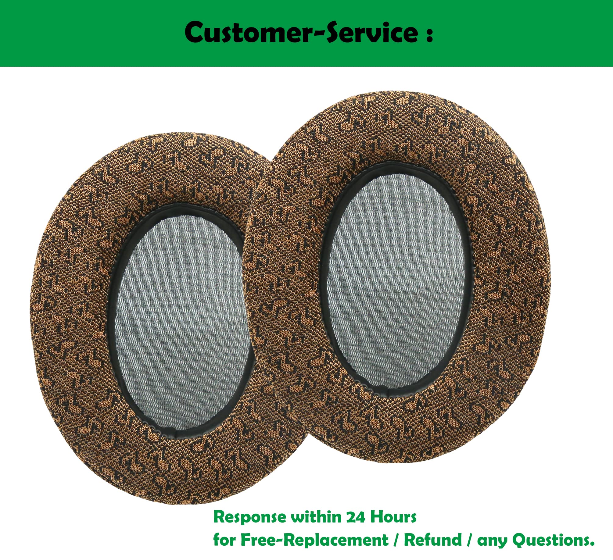 Premium Replacement Ear Pads for Audio-Technica M40X M50X MSR7, Fostex T50RP, Sony MDR 7506 & HyperX Cloud Alpha Headphones - Soft Memory Foam Cushions for Enhanced Comfort During Gaming, Music & Studio Sessions