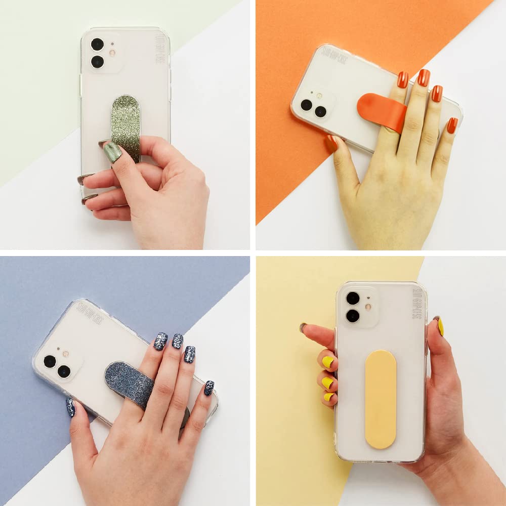 Original Multi-Band Phone Grip - Secure Hand Strap Holder with Slim Finger Loop for Selfies | Phone Stand Compatible with Most Smartphones | Perfect for Selfies, Gaming, and Everyday Phone Use
