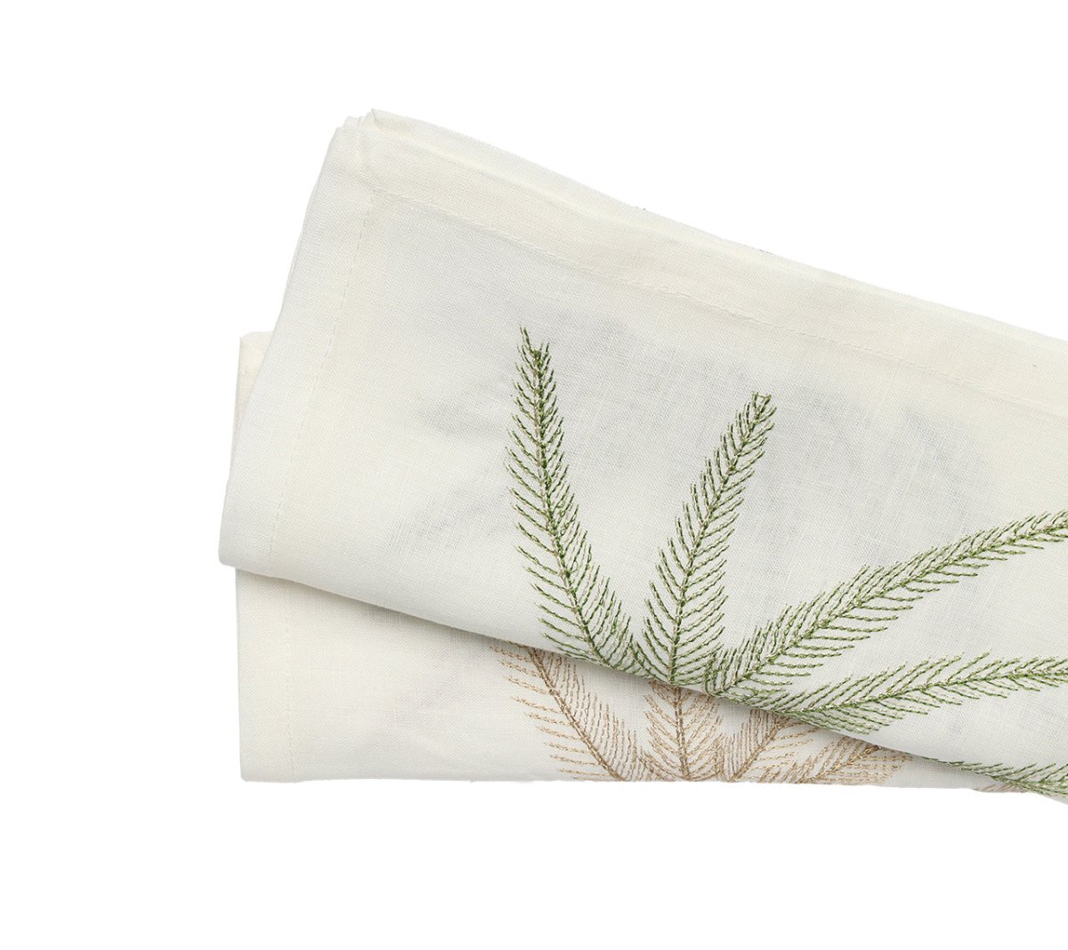 Premium Palm Coast Napkins - Set of 4 Soft & Absorbent Cotton Table Napkins for Dining, Parties & Everyday Use
