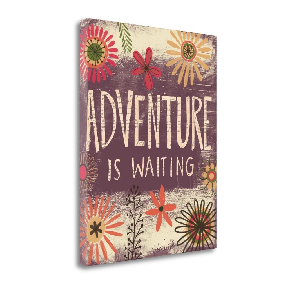 Adventure Is Waiting By Katie Doucette - Premium Giclee Print on Gallery Wrap Canvas Wall Art - Perfect for Living Room, Bedroom & Office Decor