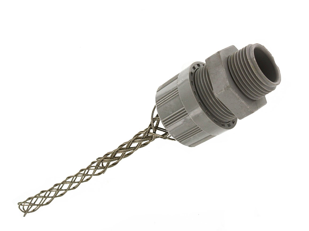 Leviton L7605 Strain Relief Cord Connector - Nylon Sealed for 0.250-0.375 Inch Cables | Weatherproof Electrical Protection for Outdoor Lights, Pumps & Power Tools