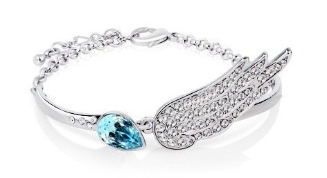 YouBella Valentine's Day Crystal Bracelet for Women - Elegant Designer Jewelry Gift for Her - Perfect for Anniversaries, Date Nights & Romantic Occasions
