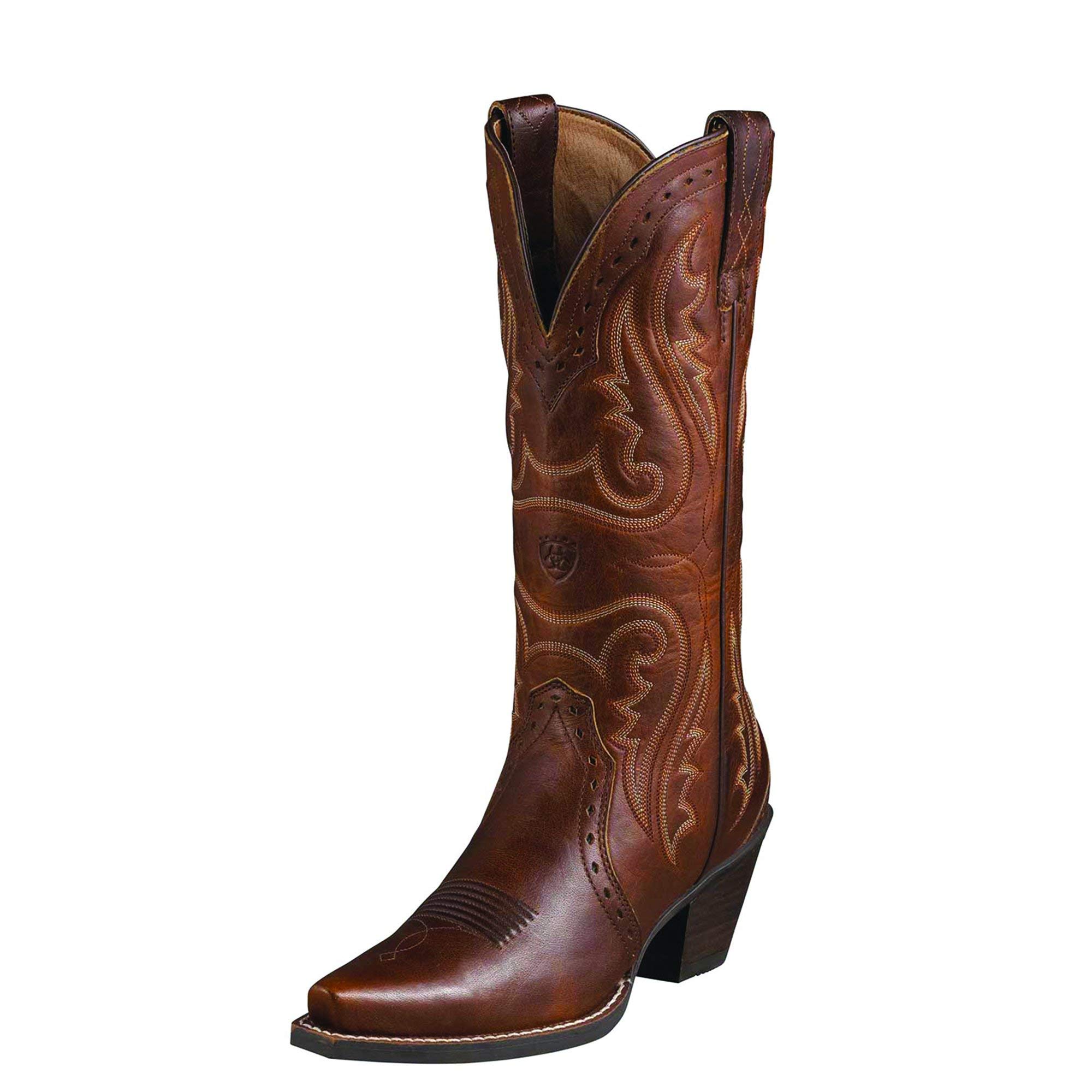 ARIAT Women's Heritage X Toe Western Boot - Comfortable Cowgirl Boots for Riding, Country Dancing & Everyday Wear | Durable Leather Western Fashion Footwear