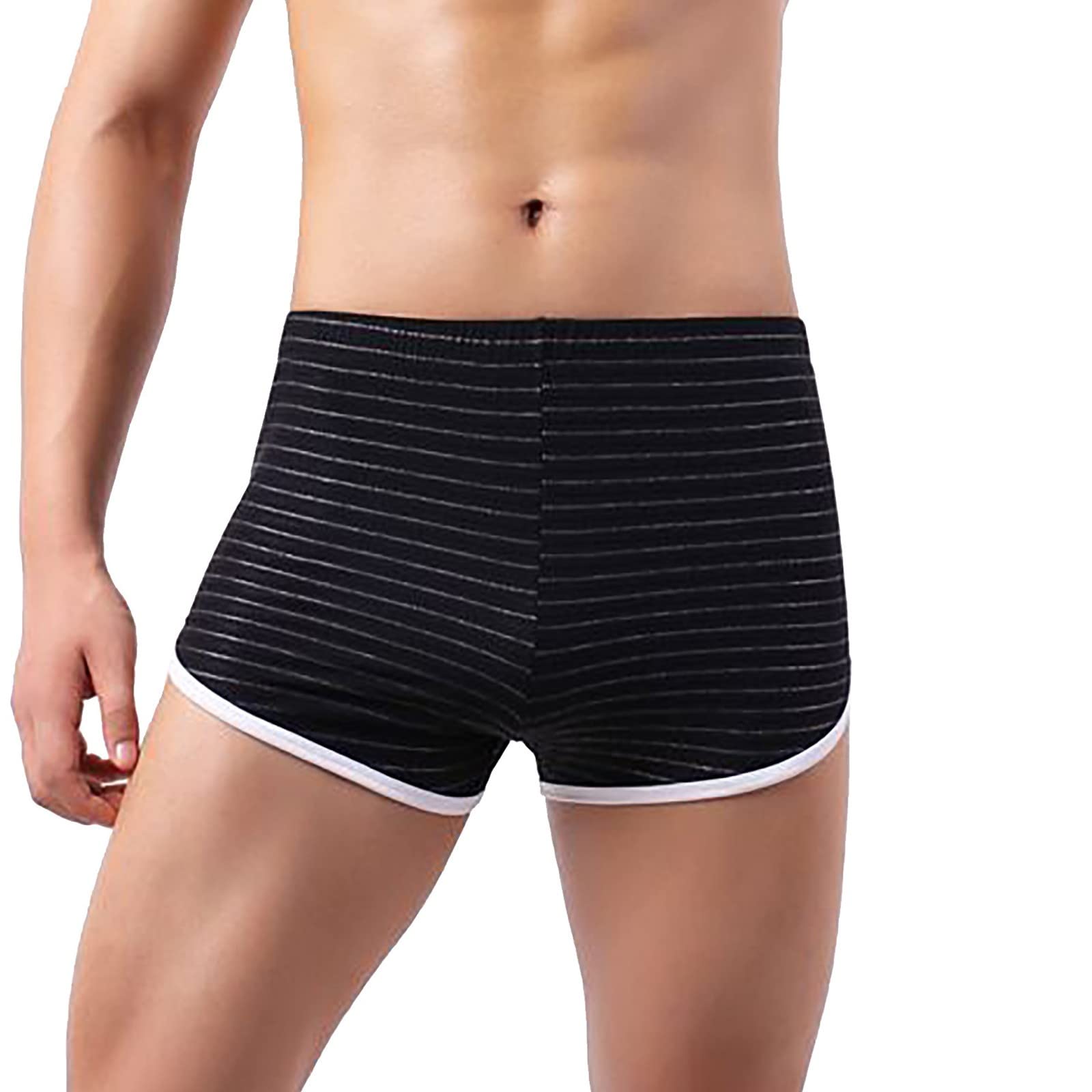 QIFLY Men's Boxer Shorts - Stretch Cotton Breathable Underwear with Pouch Support, Low Rise Loose Fit Trunks for Everyday Comfort | Perfect for Workout, Sleep & Daily Wear