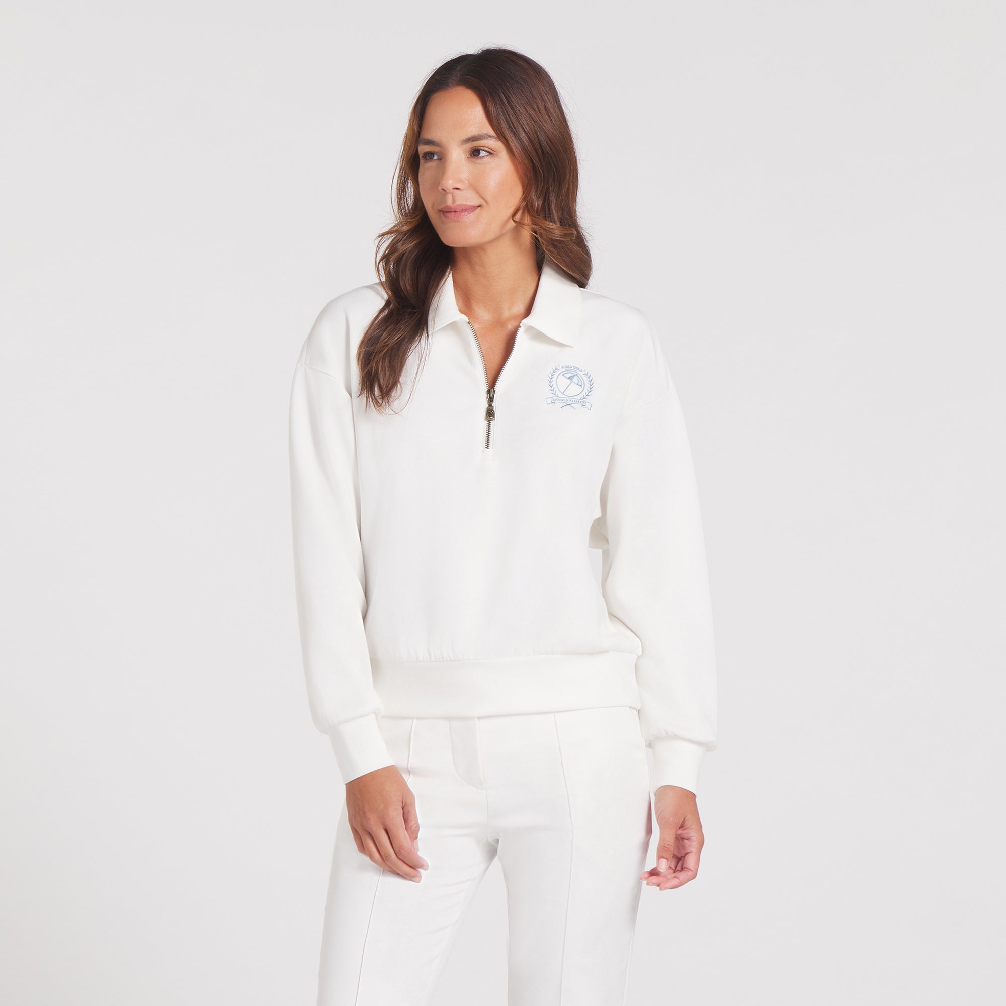 Women's AP Collar Golf 1/4 Zip Pullover - Lightweight Performance Shirt for Golfing & Outdoor Activities | Moisture-Wicking & UV Protection