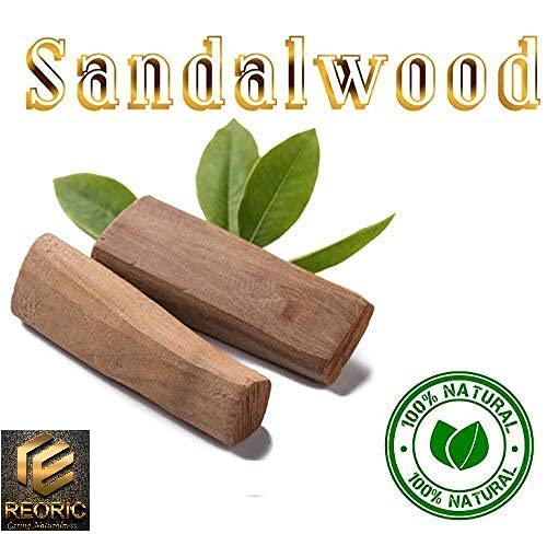 Original Pure Sandalwood Stick for Face & Puja - 35g Natural Chandan Wood Stick for Skincare & Religious Ceremonies - Perfect for Daily Beauty Rituals & Spiritual Offerings