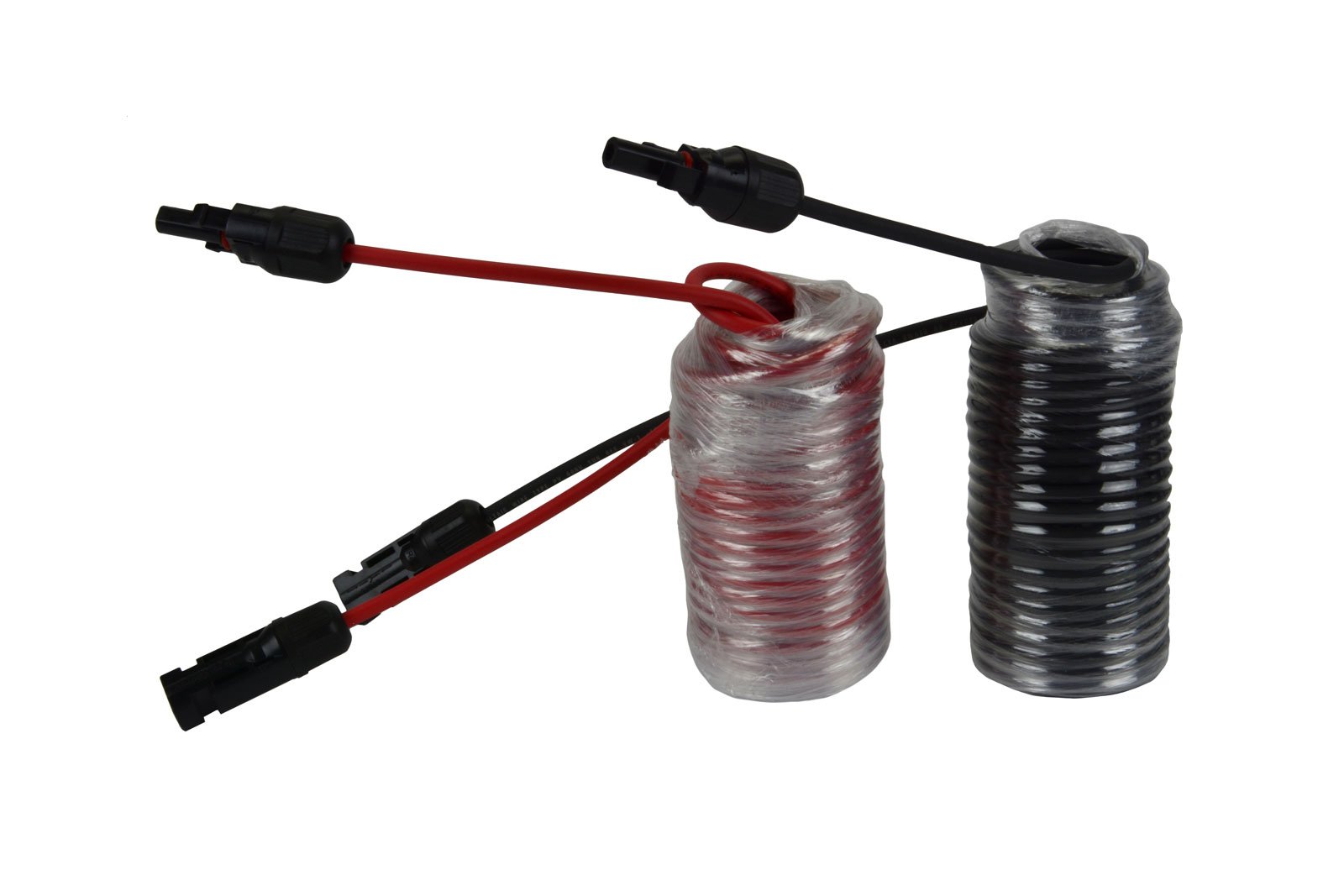 TEMCo 40ft Red & 40ft Black 12 AWG Solar Panel Extension Cable with Male/Female MC4 Connectors - Weatherproof for RV, Boat & Off-Grid Systems (Multiple Length Options) - Perfect for Solar Panel Wiring, Battery Connections & Renewable Energy Projects