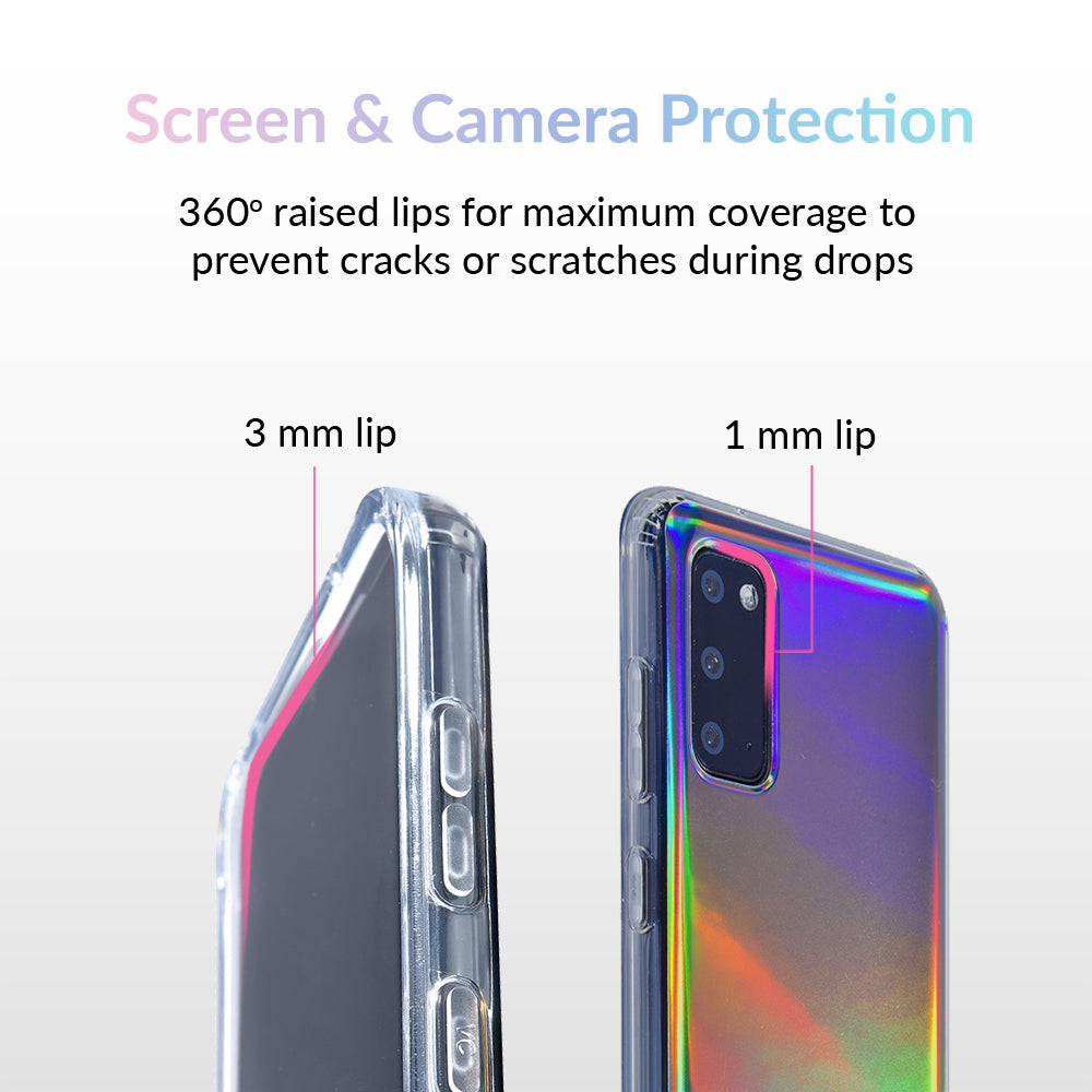 Holo Nebula Samsung Galaxy Phone Case - Protective Cover for Galaxy S21/S20/S10 - Durable Shockproof Slim Design - Perfect for Daily Use, Travel & Outdoor Activities