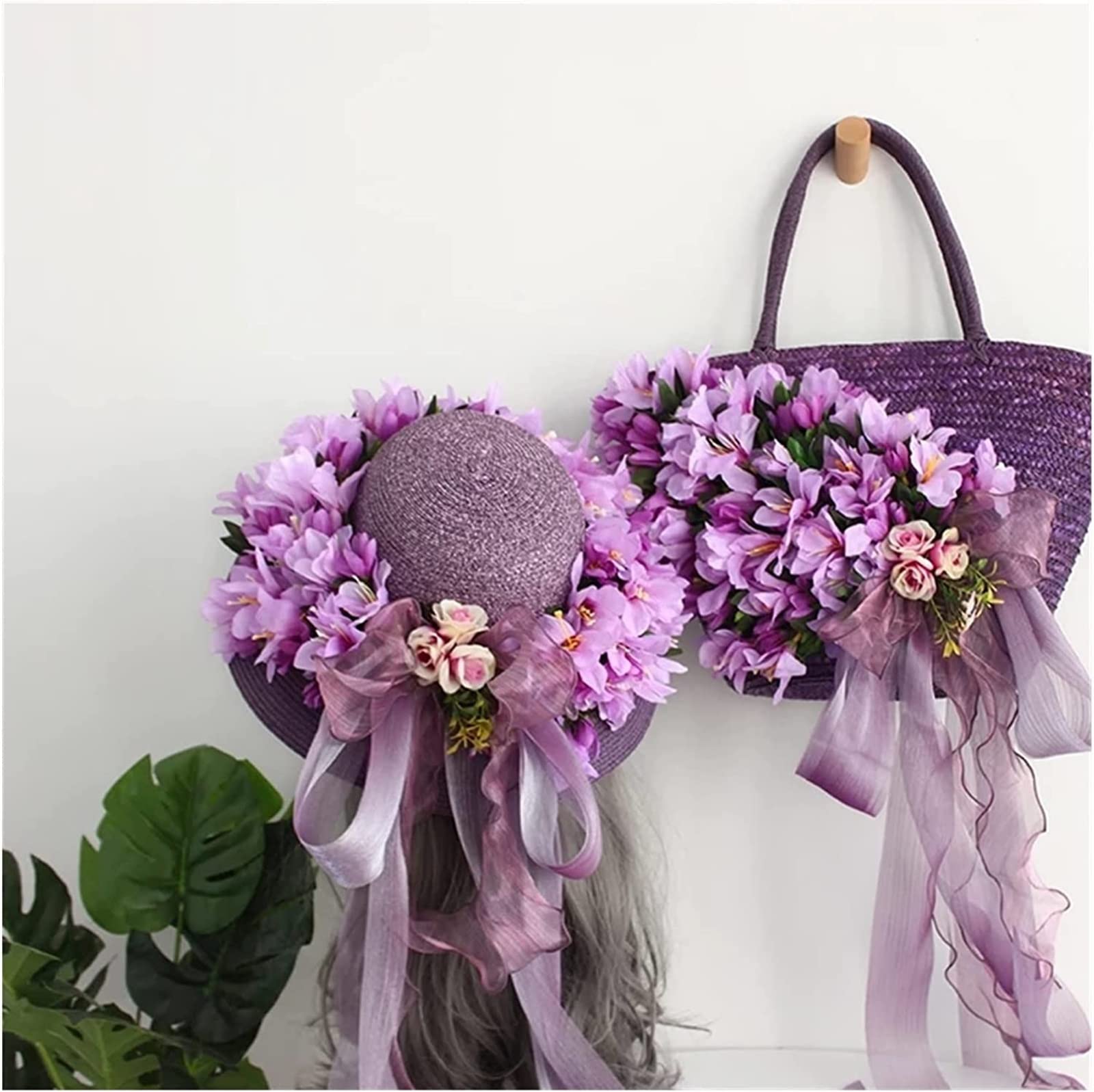 Stylish Braided Rattan Beach Bag for Women - Summer Vacation Straw Handbag - Perfect for Poolside, Travel & Casual Outings