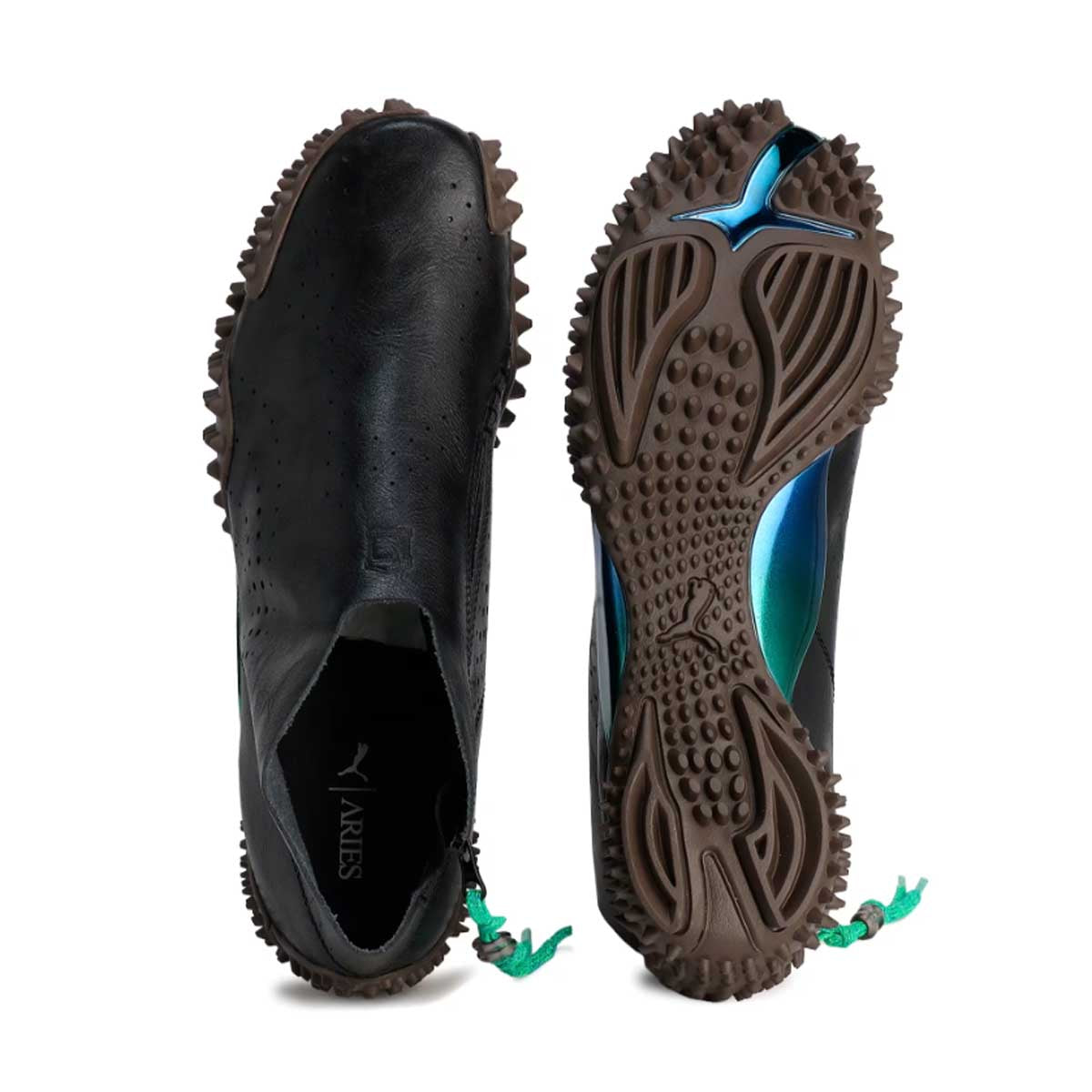 PUMA Aries Mostro Mid Cut Sneakers - Black Chocolate Colorway | Stylish & Comfortable for Running, Gym & Casual Wear