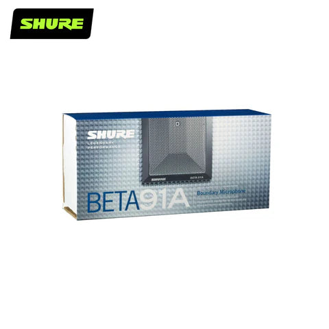 Shure BETA 91A Professional Condenser Kick Drum Microphone for Live Performances & Studio Recording - Perfect for Drum Kits, Bass Drums, and Percussion Instruments