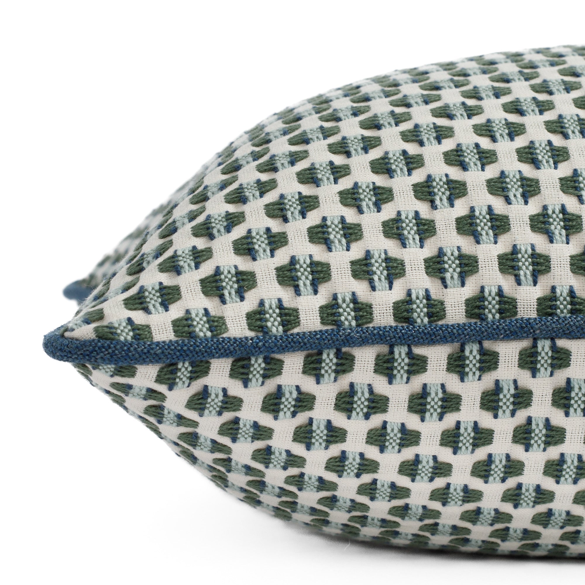 Kensington 14x20 Lumbar Support Pillow for Office Chair & Sofa - Comfortable Back Cushion in Lagoon Blue - Perfect for Home, Office & Car Use