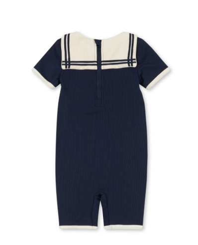 KONGES SLOJD Sailor Onesie for Babies 9M-2Y | Organic Cotton Romper | Perfect for Playtime, Nursery & Photo Shoots