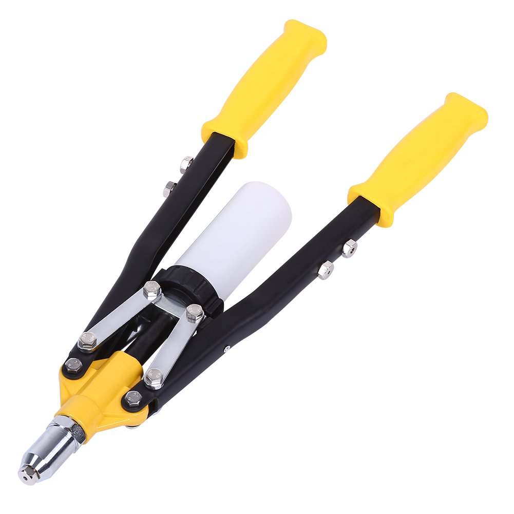 Heavy Duty Professional Rivet Gun Kit - Blind Riveter Tool with 2.5mm-6mm Mandrels for Metal, Wood & DIY Projects | Industrial Strength Hand Riveter for Construction, Automotive & Home Repairs