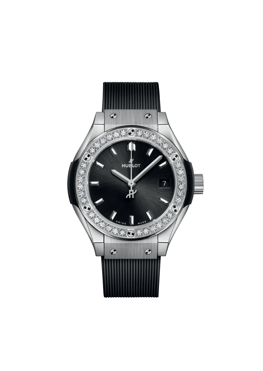 Hublot Classic Fusion Titanium & Diamonds Unisex Watch - Luxury Swiss Timepiece for Men & Women | Perfect for Business, Gala & Special Occasions