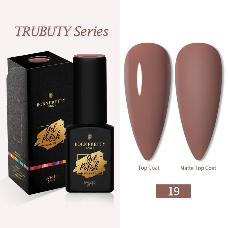 Trubuty Series Gel Polish 15ml - Long Lasting Nail Polish Kit for Salon & Home Manicure - Perfect for Nail Art, DIY Nails, and Professional Use