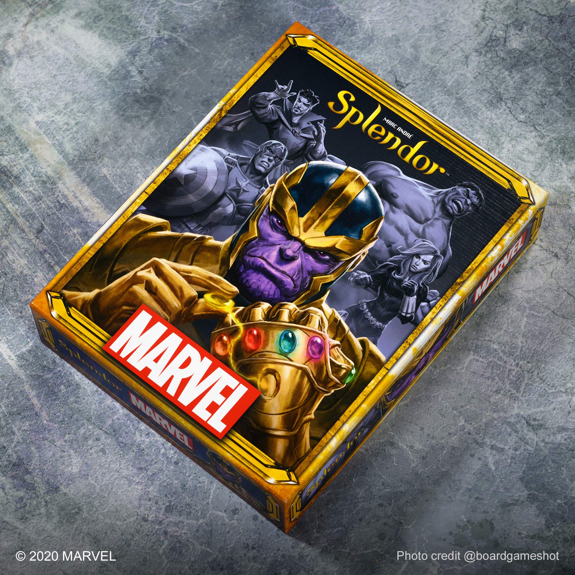Splendor Marvel Board Game by Space Cowboys - Strategy Card Game for 2-4 Players Ages 10+ | Family Game Night Essentials | Perfect for Parties, Gifts & Indoor Activities | English Version