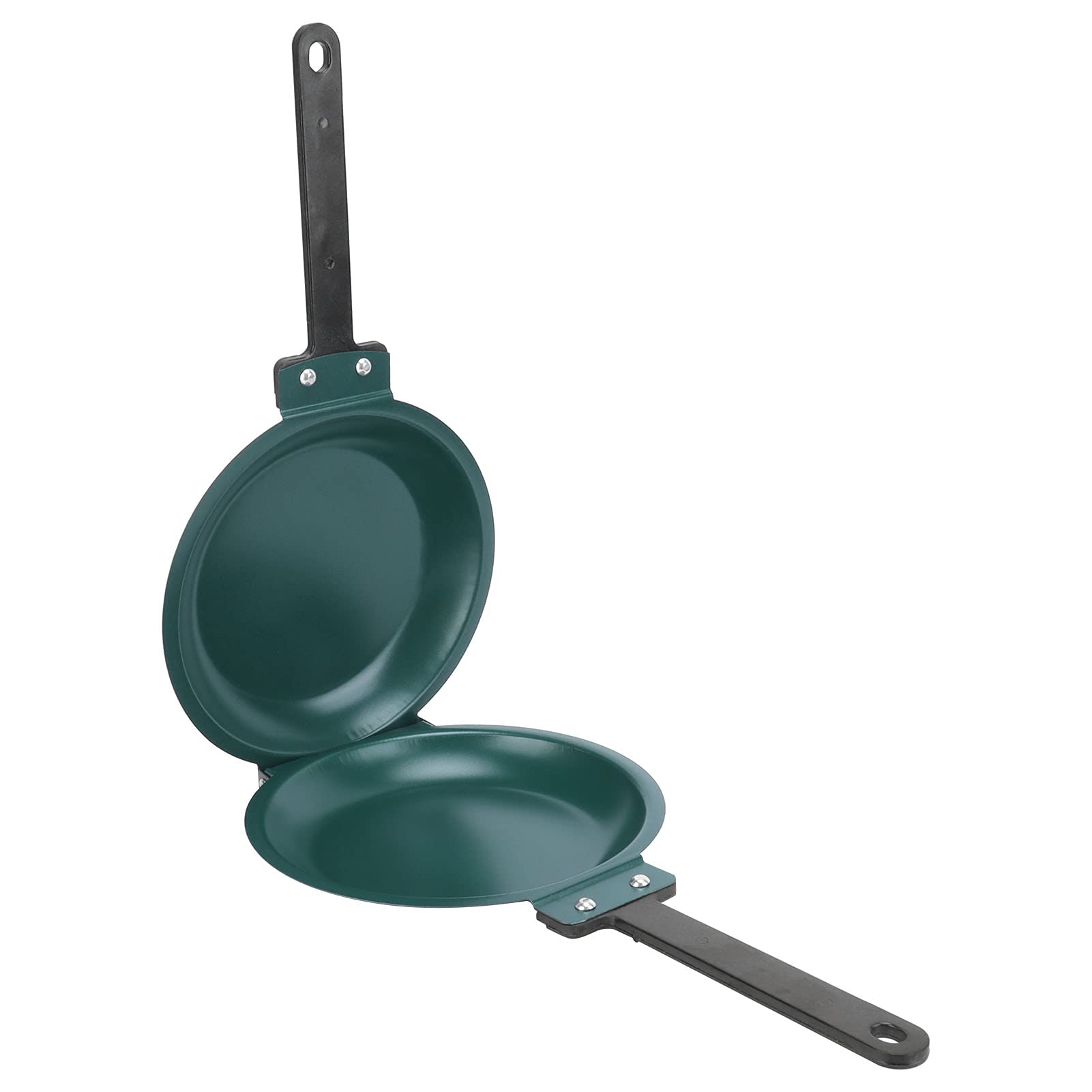 Non-Stick Double-Sided Folding Pancake Pan - Steel Baking & Frying Pan for Gas Stove & Induction Cooktop | Perfect for Breakfast, Crepes, Omelets & Camping Cooking