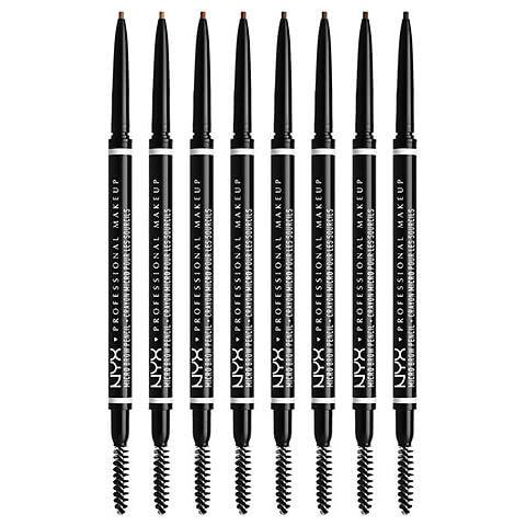 NYX Professional Makeup Micro Brow Pencil - Ultra Fine Tip Eyebrow Pencil for Precise Definition & Natural Fill - Waterproof, Long-Lasting Formula - Perfect for Everyday Makeup & On-The-Go Touch Ups