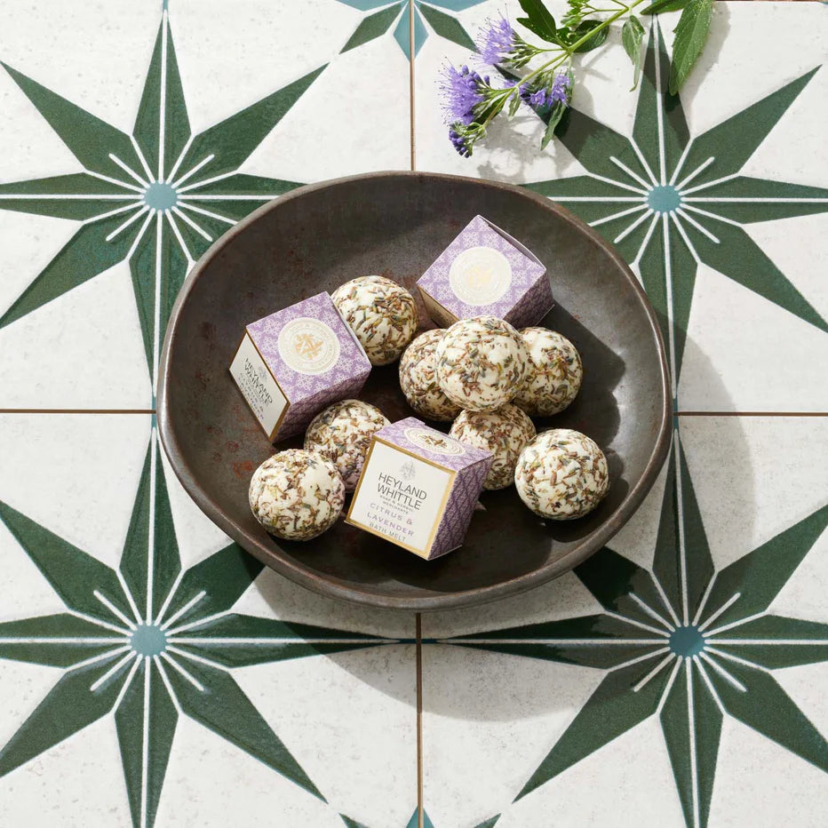 Luxury Bath Melts with Citrus & Lavender Essential Oils - Relaxing Aromatherapy for Stress Relief & Better Sleep - Perfect for Spa Nights & Self-Care Rituals