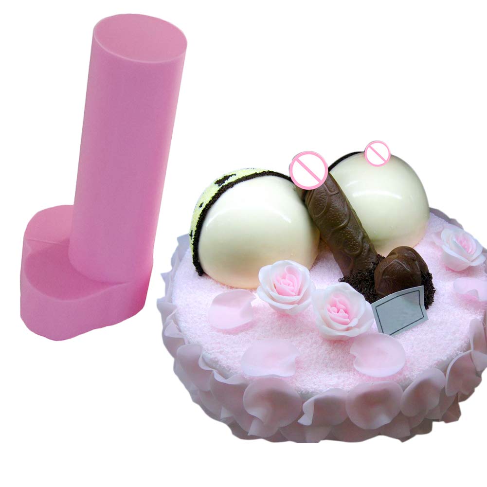 WYD 3D Realistic Silicone Penis Mold for Cake, Soap & Candle Making - Funny Adult Baking & DIY Craft Supplies - Perfect for Bachelorette Parties, Prank Gifts & Adult Humor
