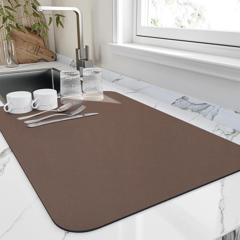 SSUCA Non-Slip Kitchen Dish Drying Mat - 40