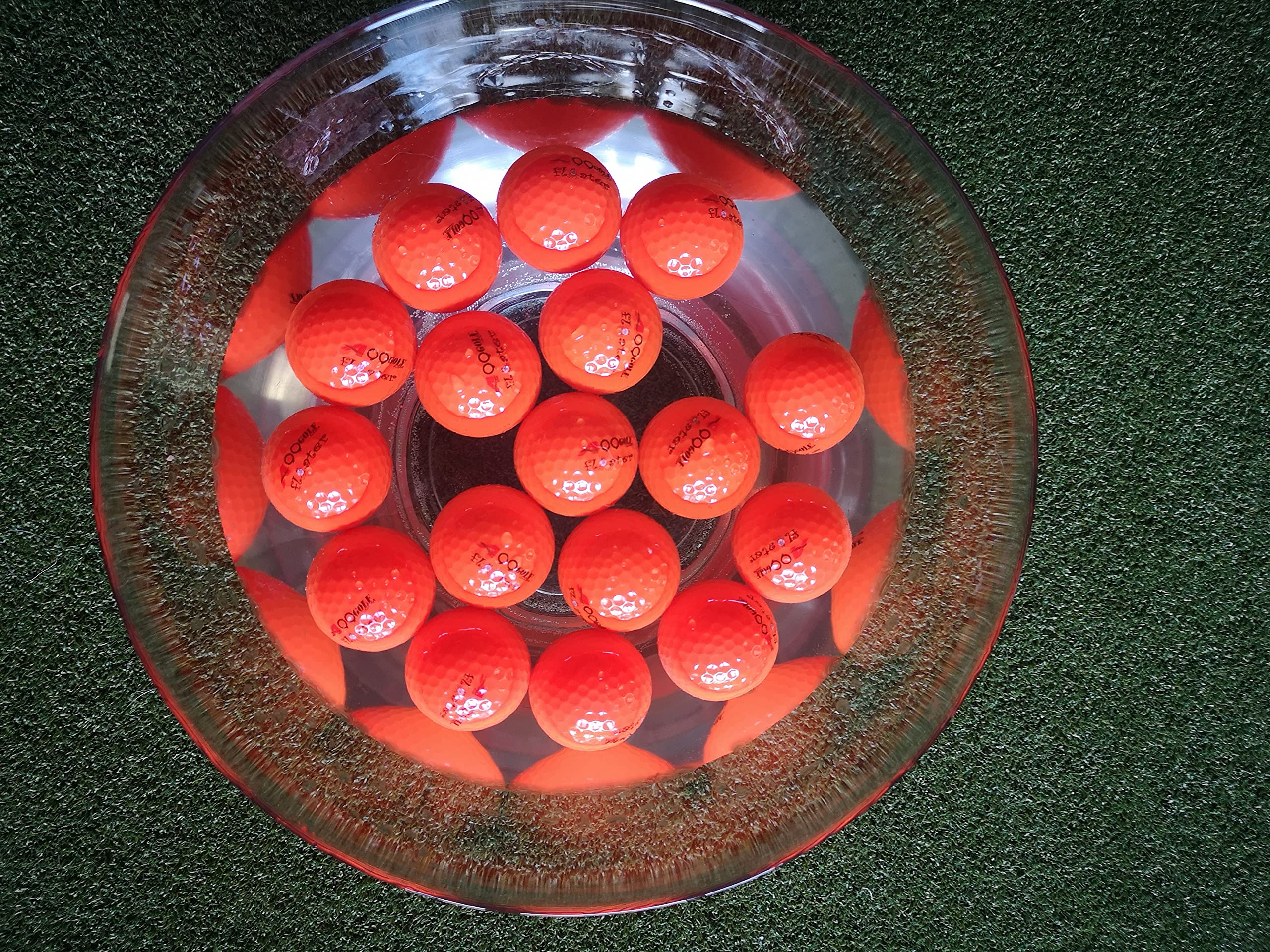 96pcs A99Golf Floating Practice Balls - Orange Water Golf Balls for Pool, Pond & Driving Range Training - Includes Carry Bag - Perfect for Golf Practice, Water Fun & Outdoor Games