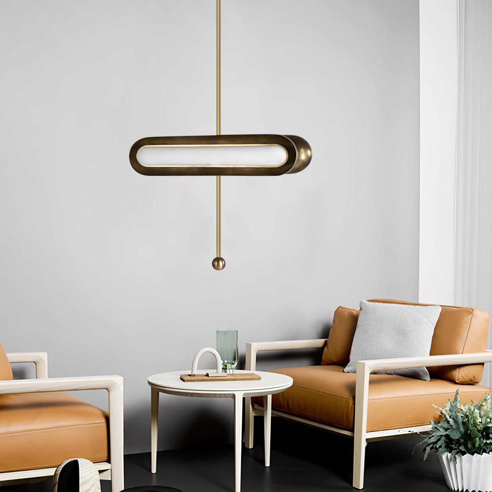 Elegant Crystal Capsule Chandelier - Modern Ceiling Light Fixture for Dining Room, Bedroom & Living Room Decor